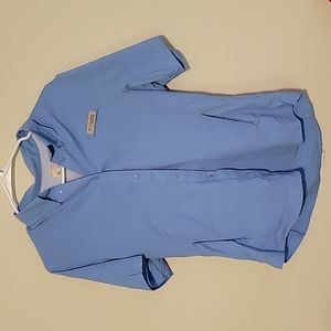 Columbia PFG Sportswear Buttonup T-shirt Women's Sz. Medium